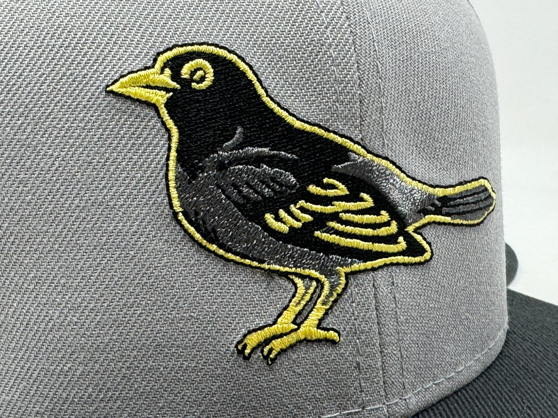Baltimore Orioles 50th Anniversary 5950 Gray New Era Fitted Hat