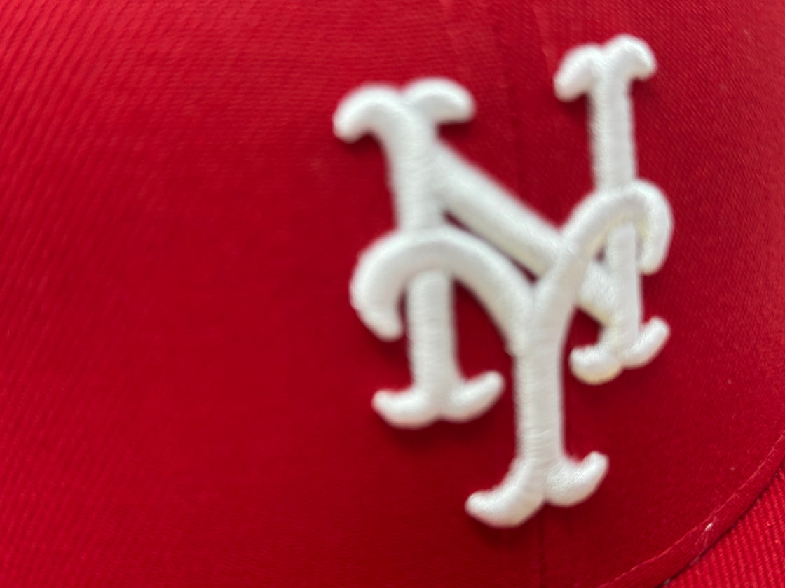 New York Mets 1986 World Series Fitted Hats- Red