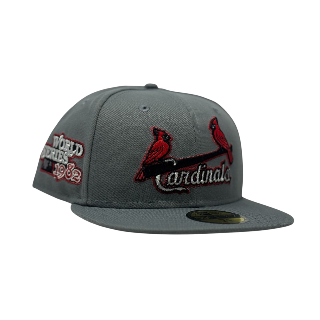 St. Louis Cardinals 1982 World Series Fitted Hats- Gray