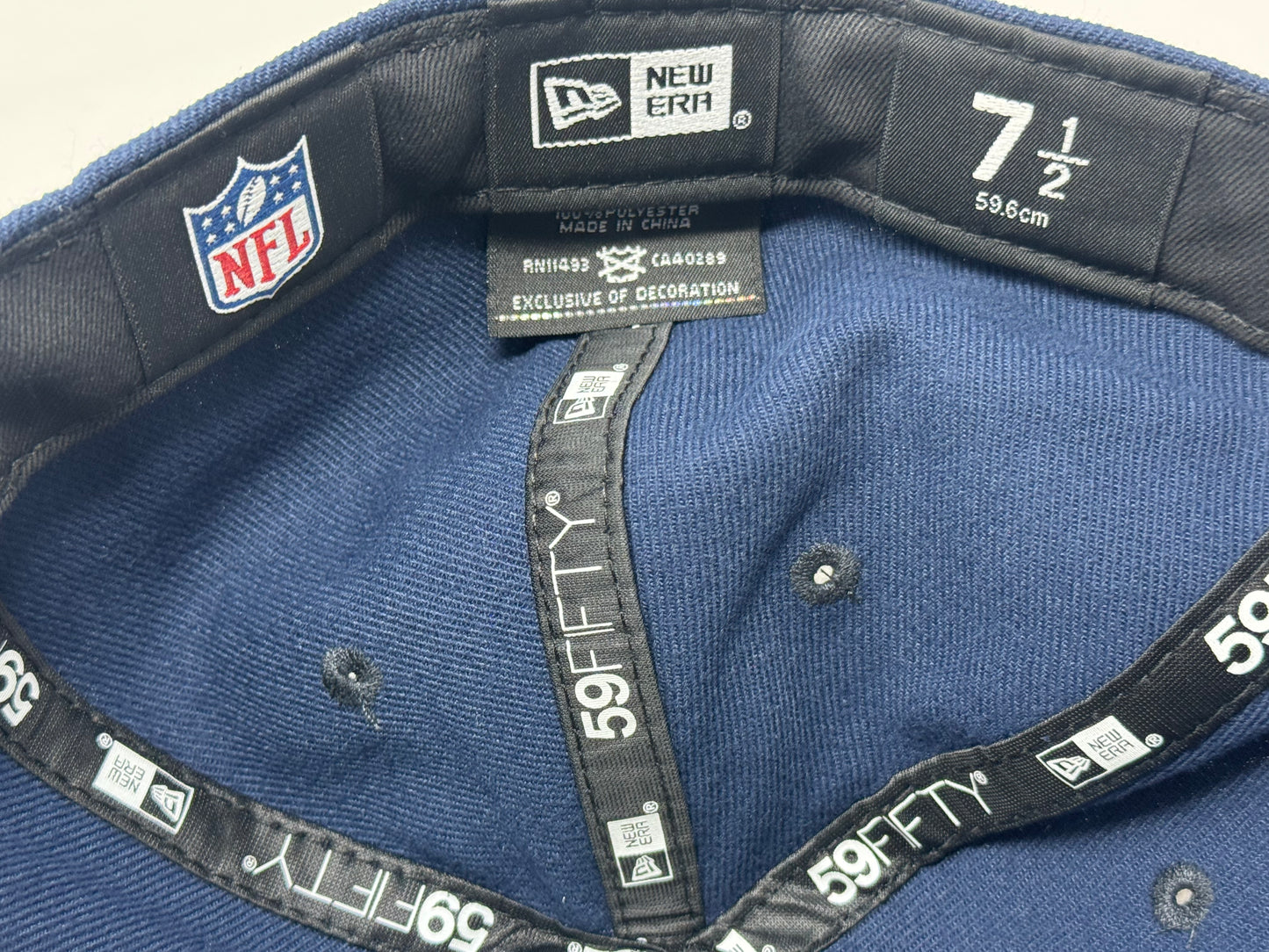 Denver Broncos NFL Collection 59Fifty New Era Fitted Hat-Navy