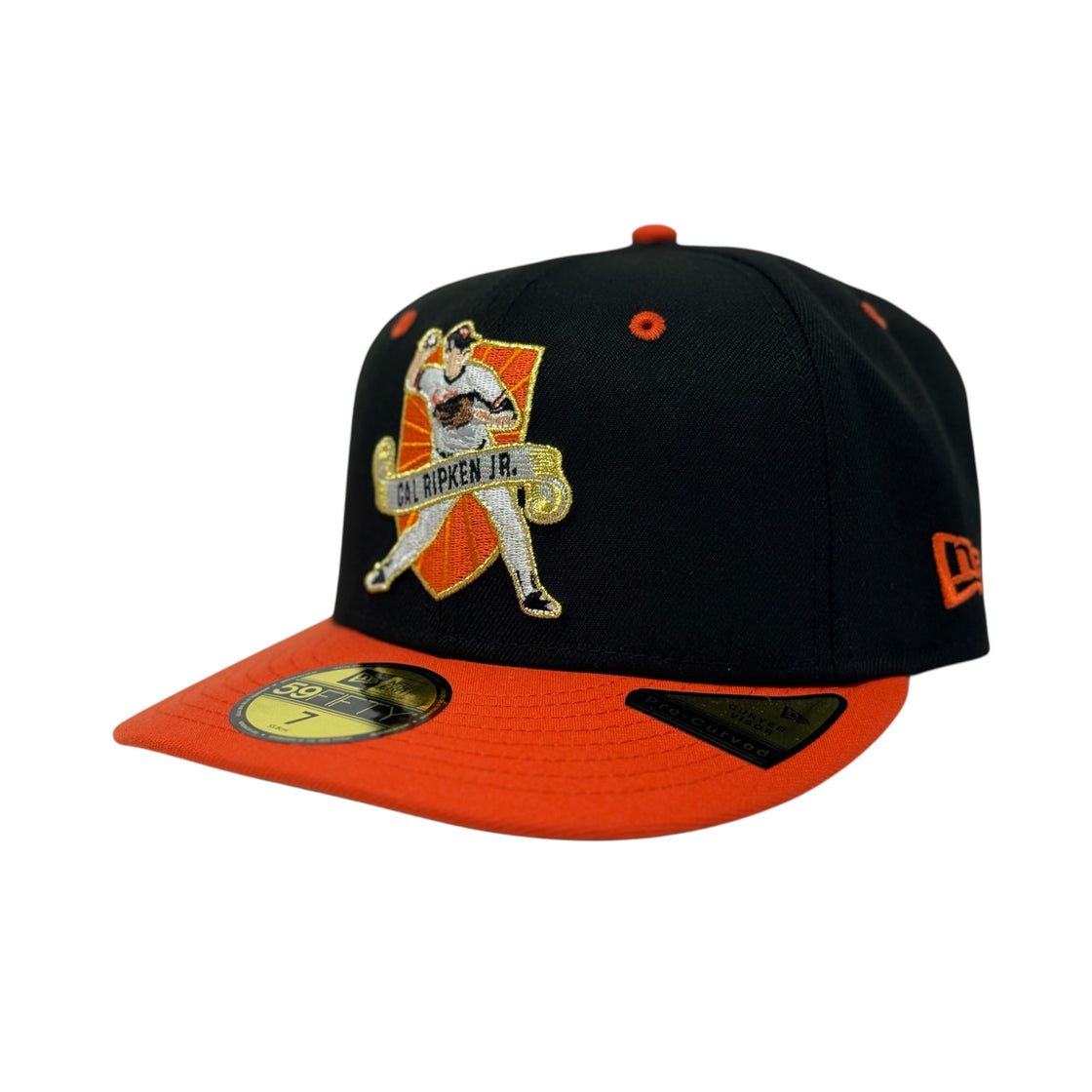Baltimore Orioles Cal Ripken Jr Signature Series A Frame Fitted Hat