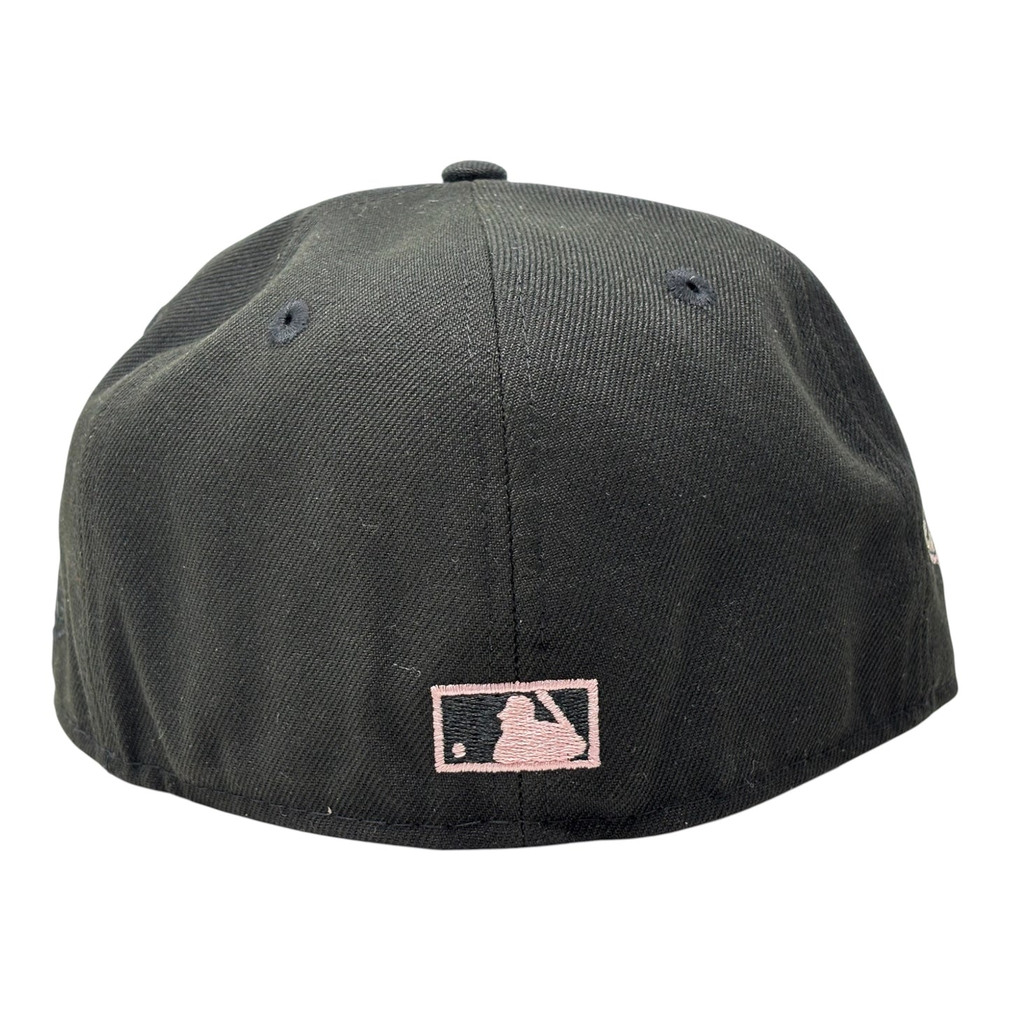New York Yankees 1996 World Series Pink Brim New Era Fitted Hat-Black