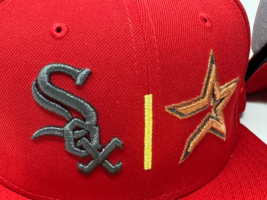 Chicago White Sox VS Houston Astros 2005 World Series Red 59Fifty New Era Fitted Hat