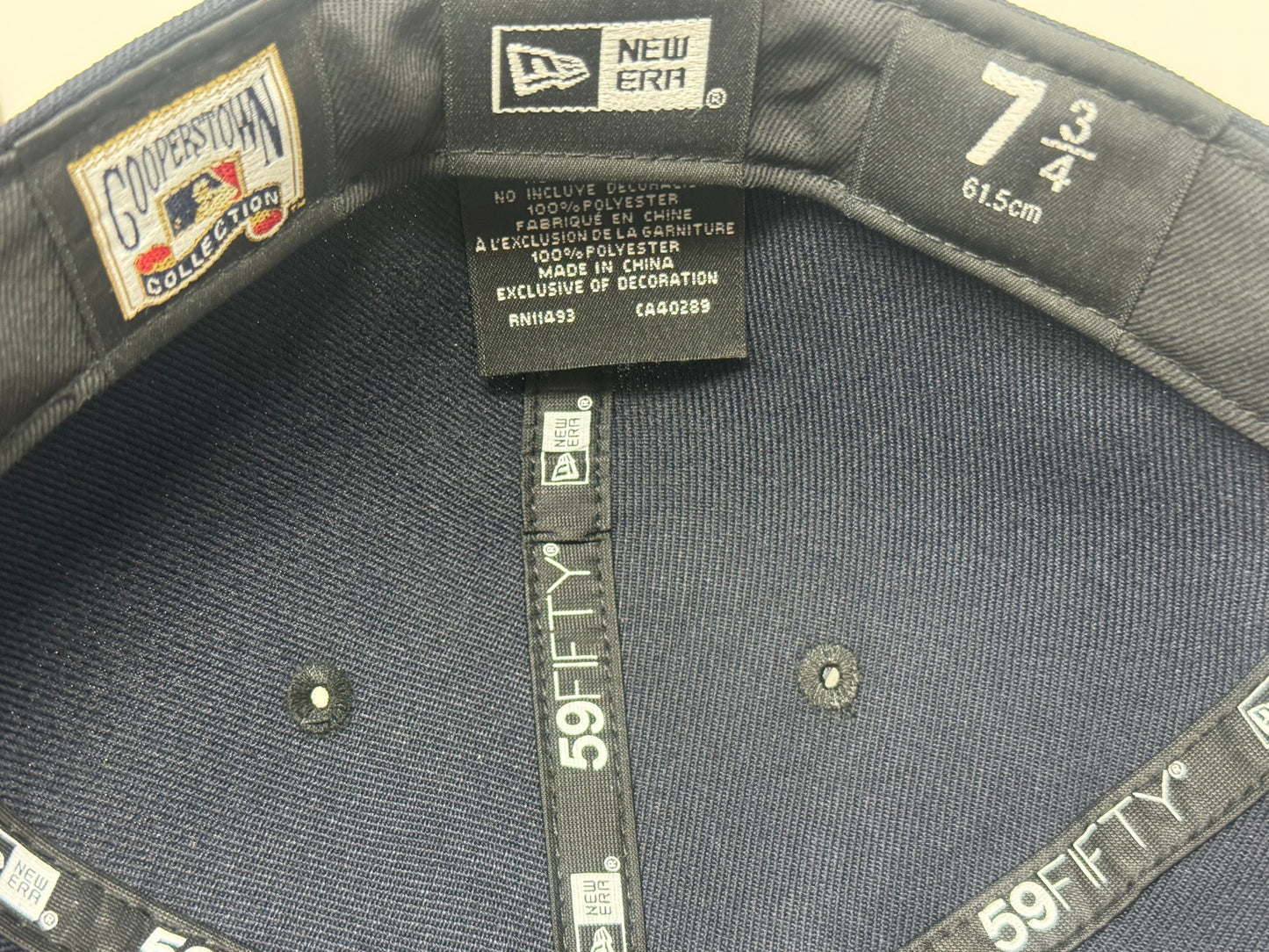 San Diego Padres 25th Anniversary New Era Fitted Hat-Navy Brown