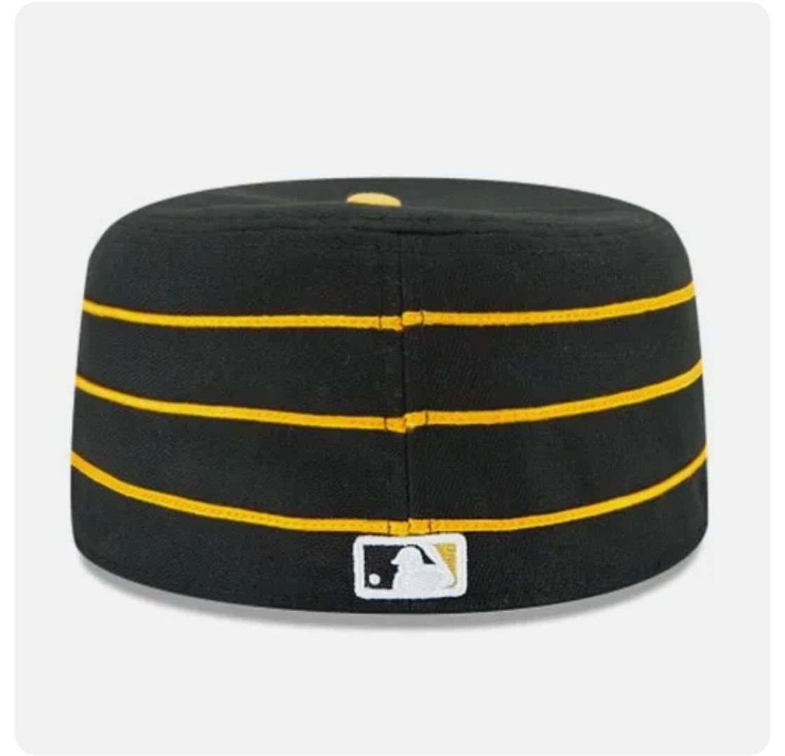 Pittsburgh Pirates Black Pillbox AC 59Fifty New Era Fitted Hat