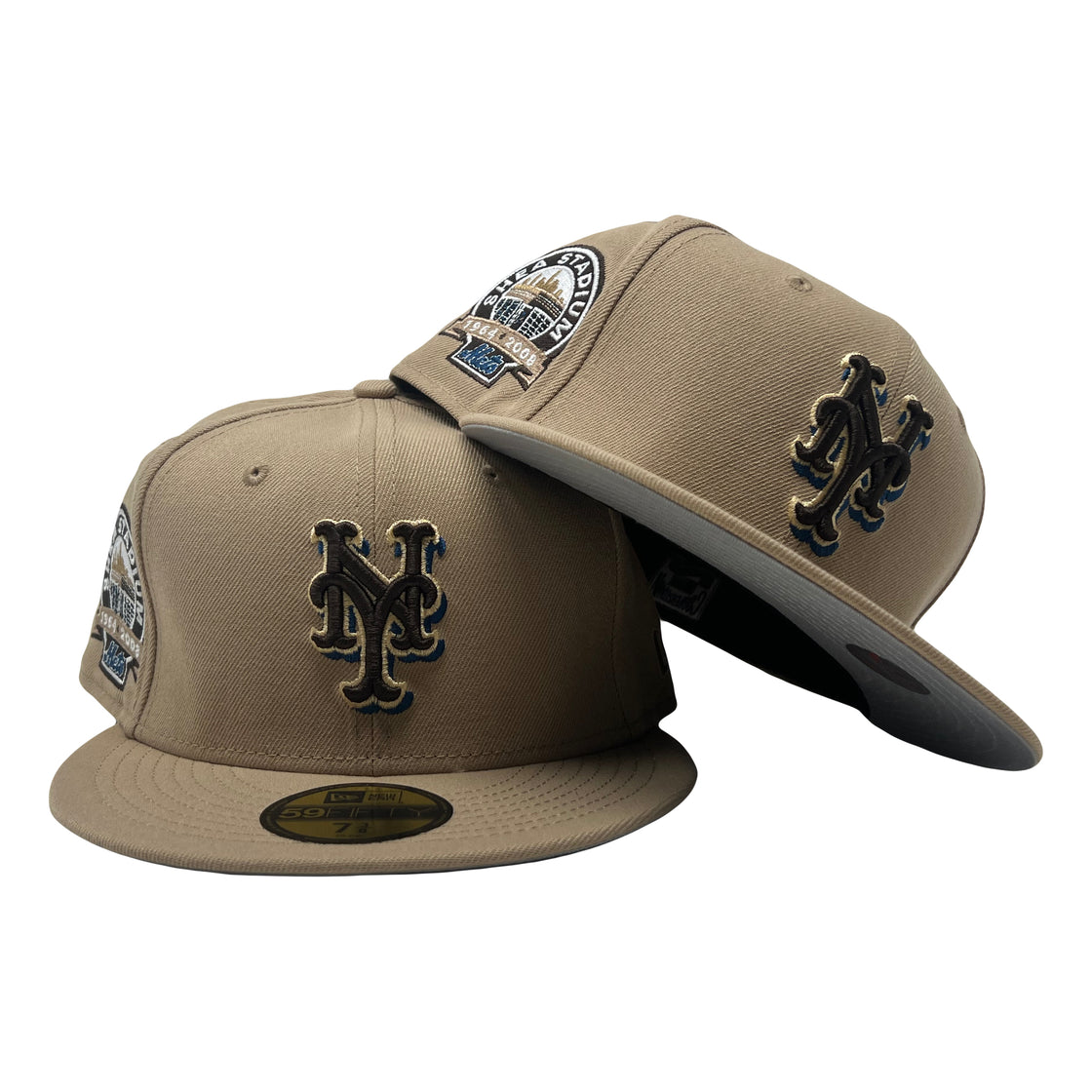 New York Mets Shea Stadium Beige 5950 New Era Fitted Hat