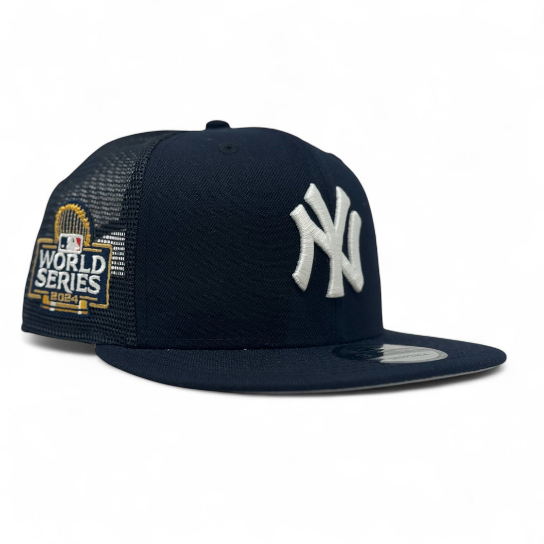 New York Yankees 2024 World Series Trucker Snapback-Navy