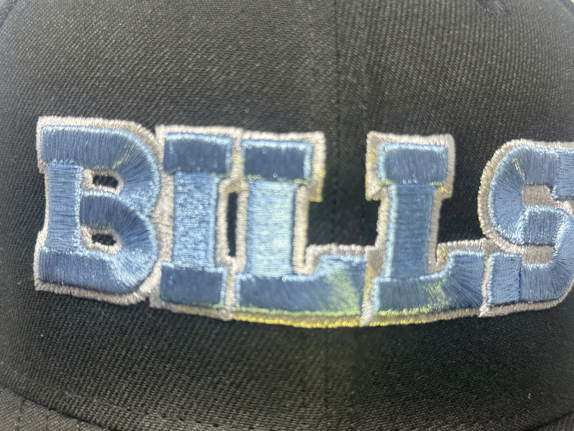 Buffalo Bills 50th Anniversary Black NFL New Era Fitted Hats