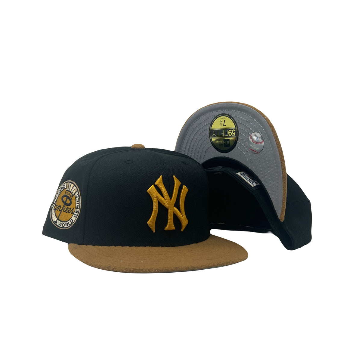 New York Yankees 1962 World Series suede Visor New Era Fitted Hat