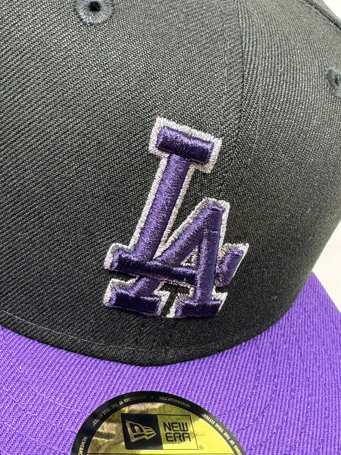 Los Angeles Dodgers 40th Anniversary Eggplant Collection 5950 New Era Fitted Hat