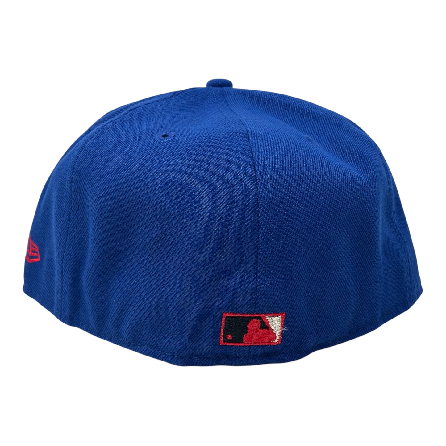 Chicago Cubs Be Alert Foul Ball Logo New Era Fitted Hats-Royal