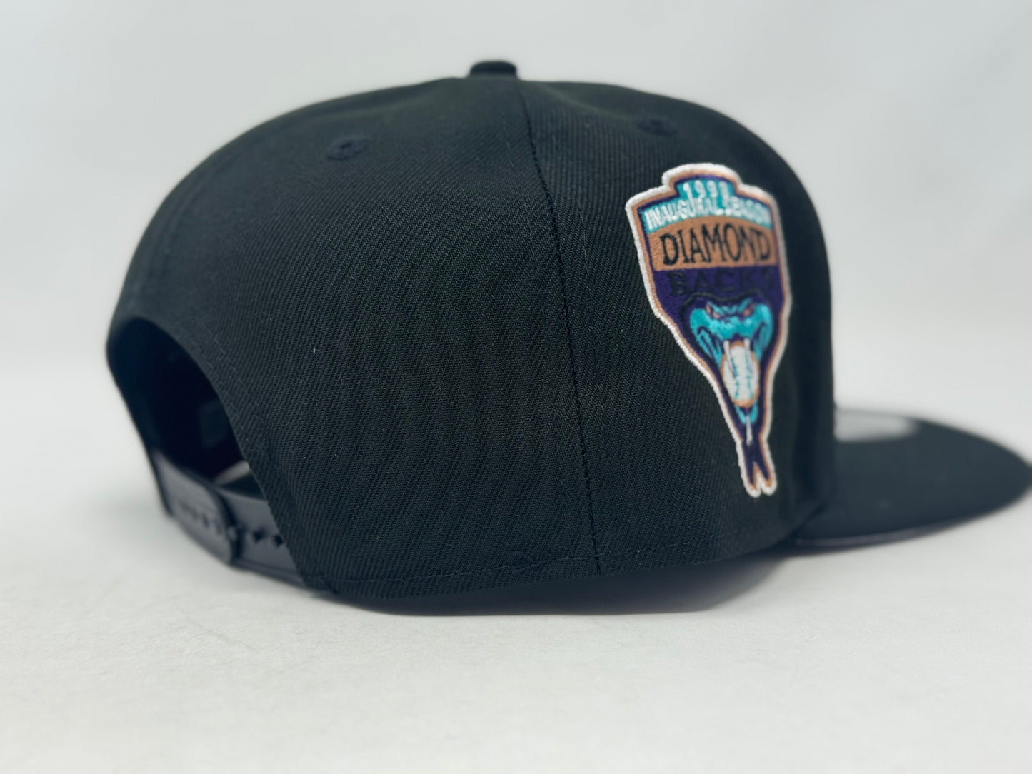 Arizona Diamondbacks 1998 Inaugural Season Snapback Hats -Black