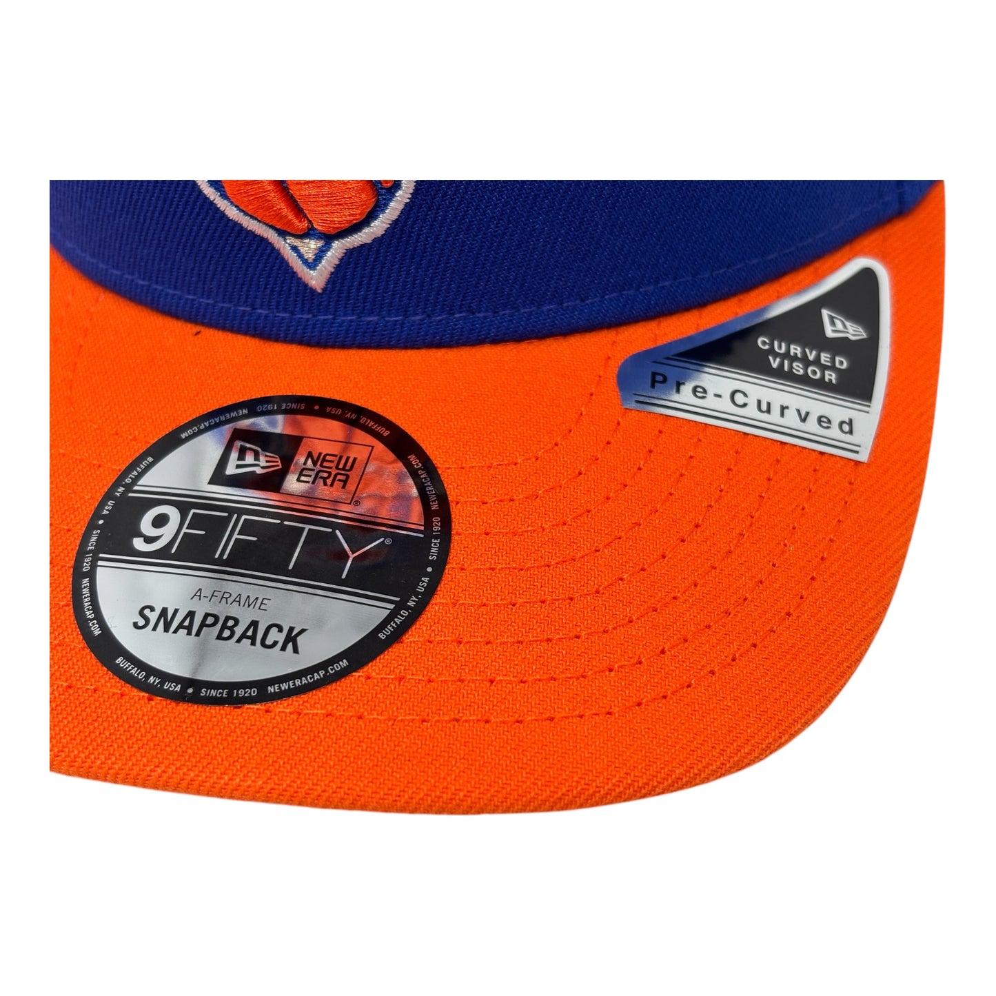 New York knicks 2026 NBA Champions 9Fifty pre-curved New Era Snapback-Royal Orange