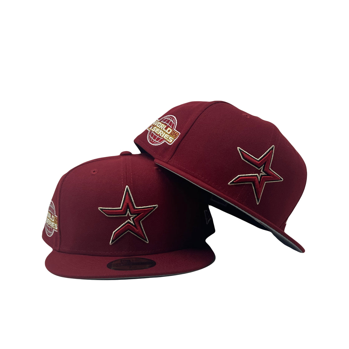 Houston Astros Brick Red 2005 World Series New Era Fitted Hat