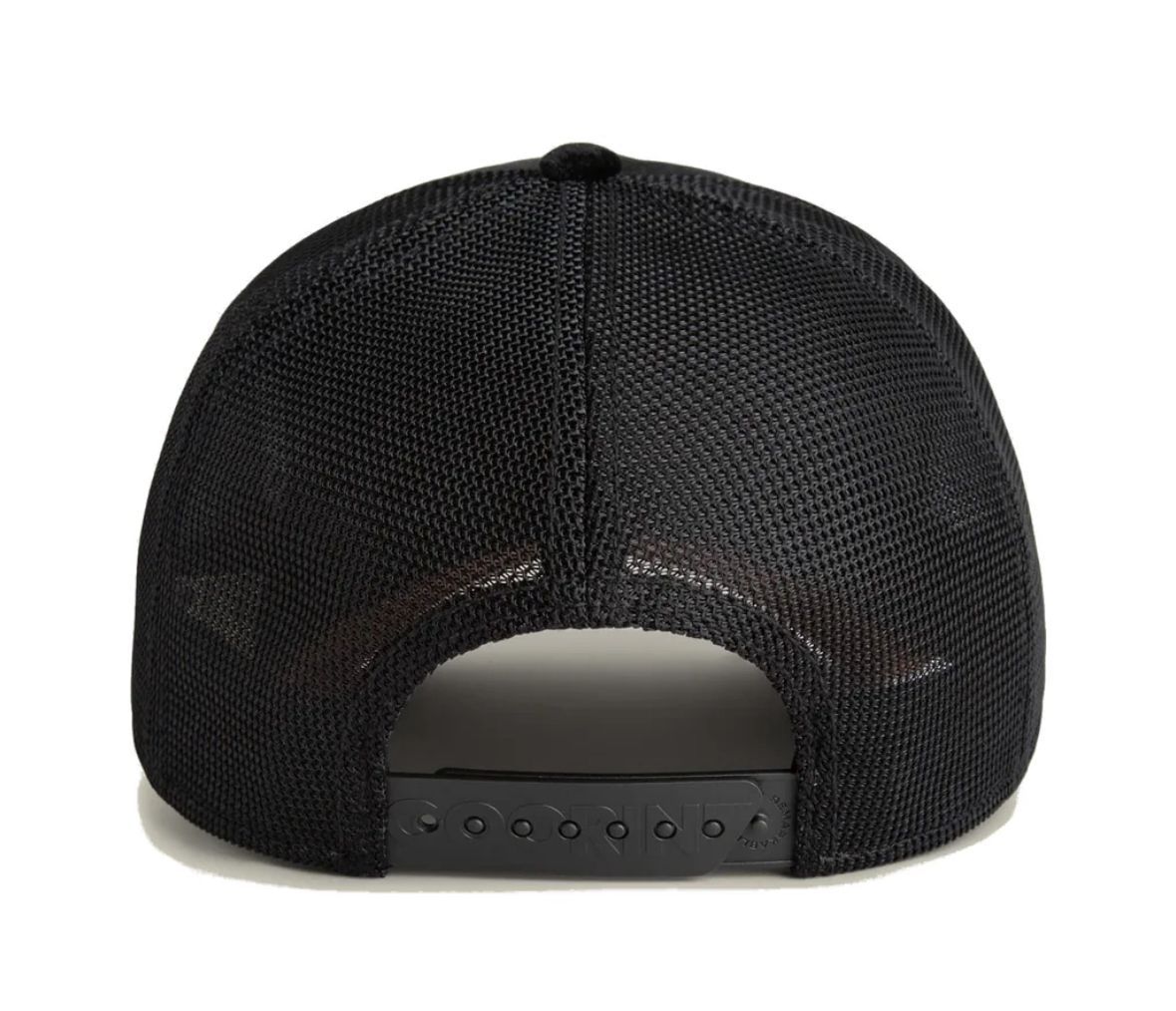 Panther Corduroy Camo The Farm Black Trucker Hat