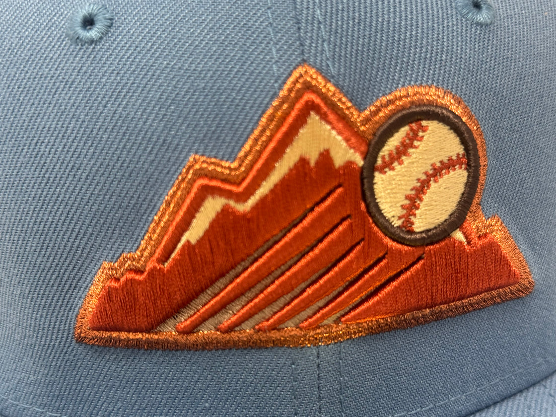 Colorado Rockies 30th Anniversary Gray Brim New Era Fitted Hat