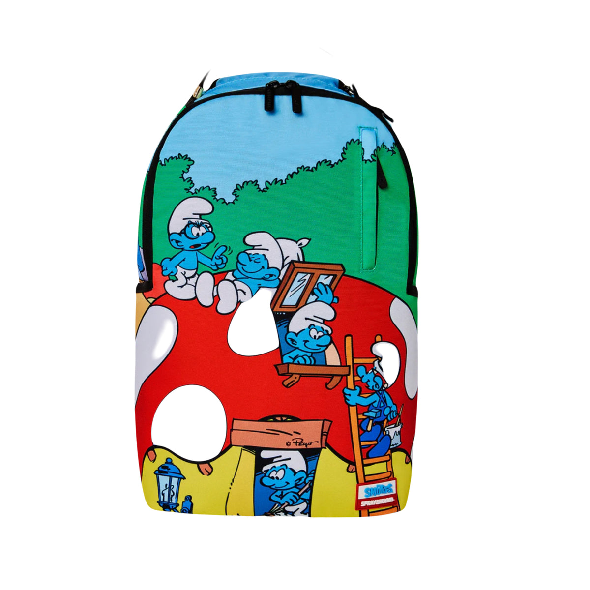 Sprayground X The Smurfs Mushroom Backpack Limited Edition – Sports ...