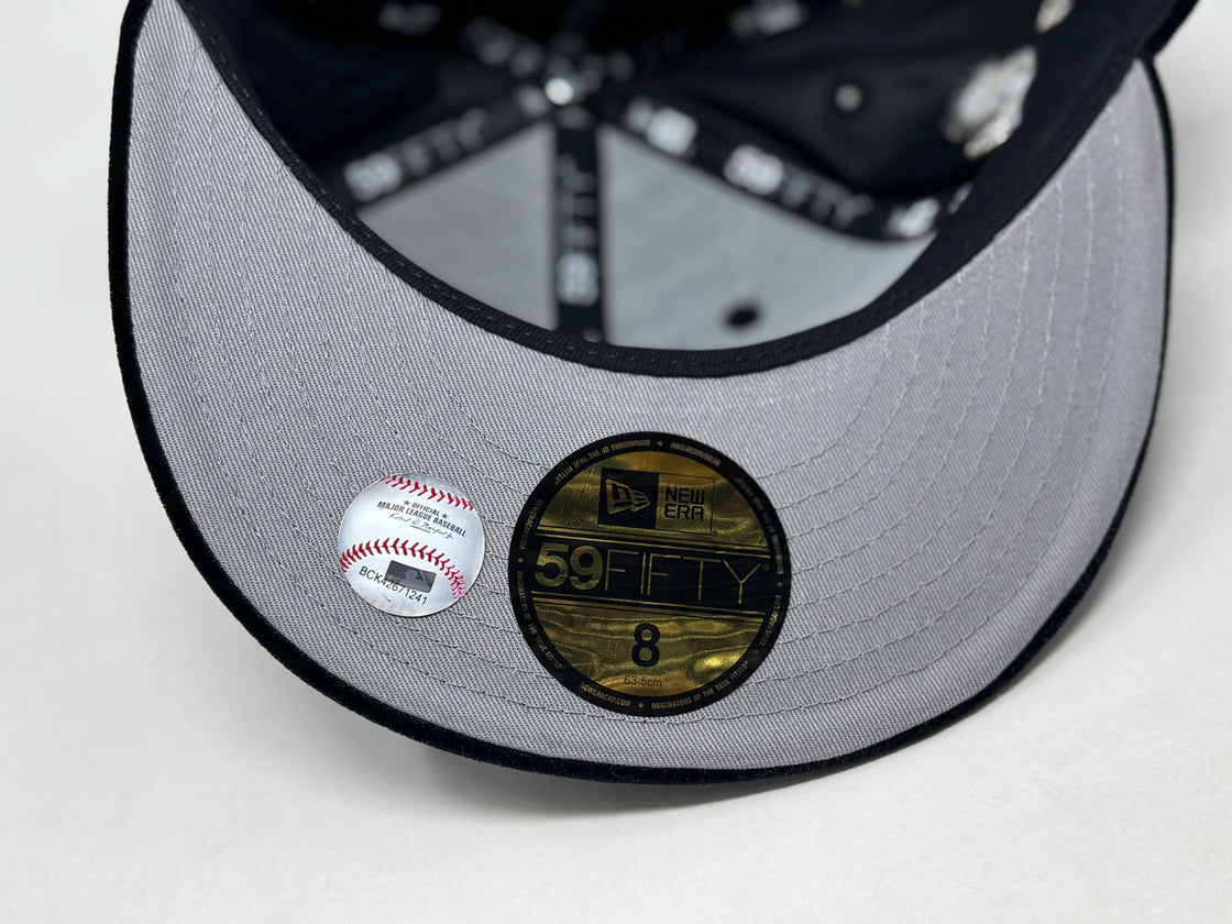 New York Yankees 2024 World Series Black Velvet Fitted Hats