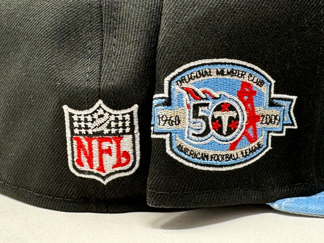 Houston Oilers 50th Anniversary NFL Paisley Collection 59Fifty New Era Fitted Hat