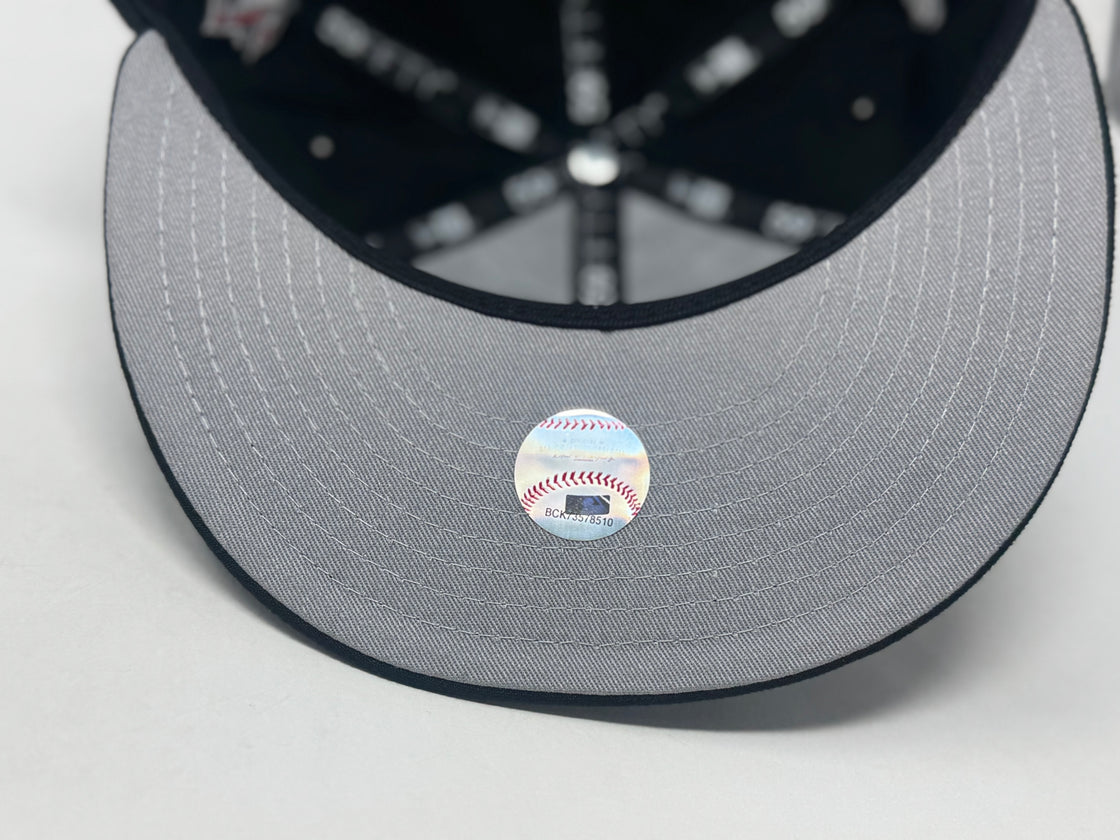New York Yankees 27X Champions Multi Logo Fitted Hats-Black