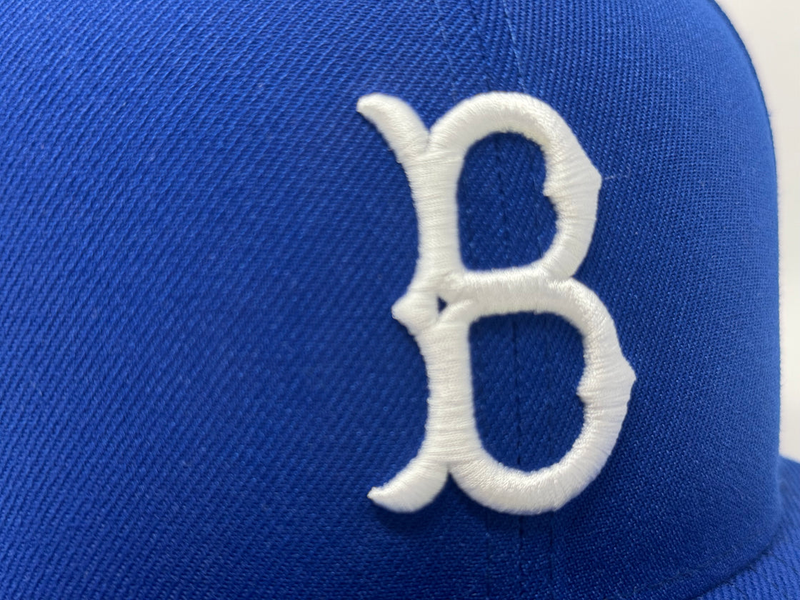 Brooklyn Dodgers Ebbets Field Light Royal Fitted Hats