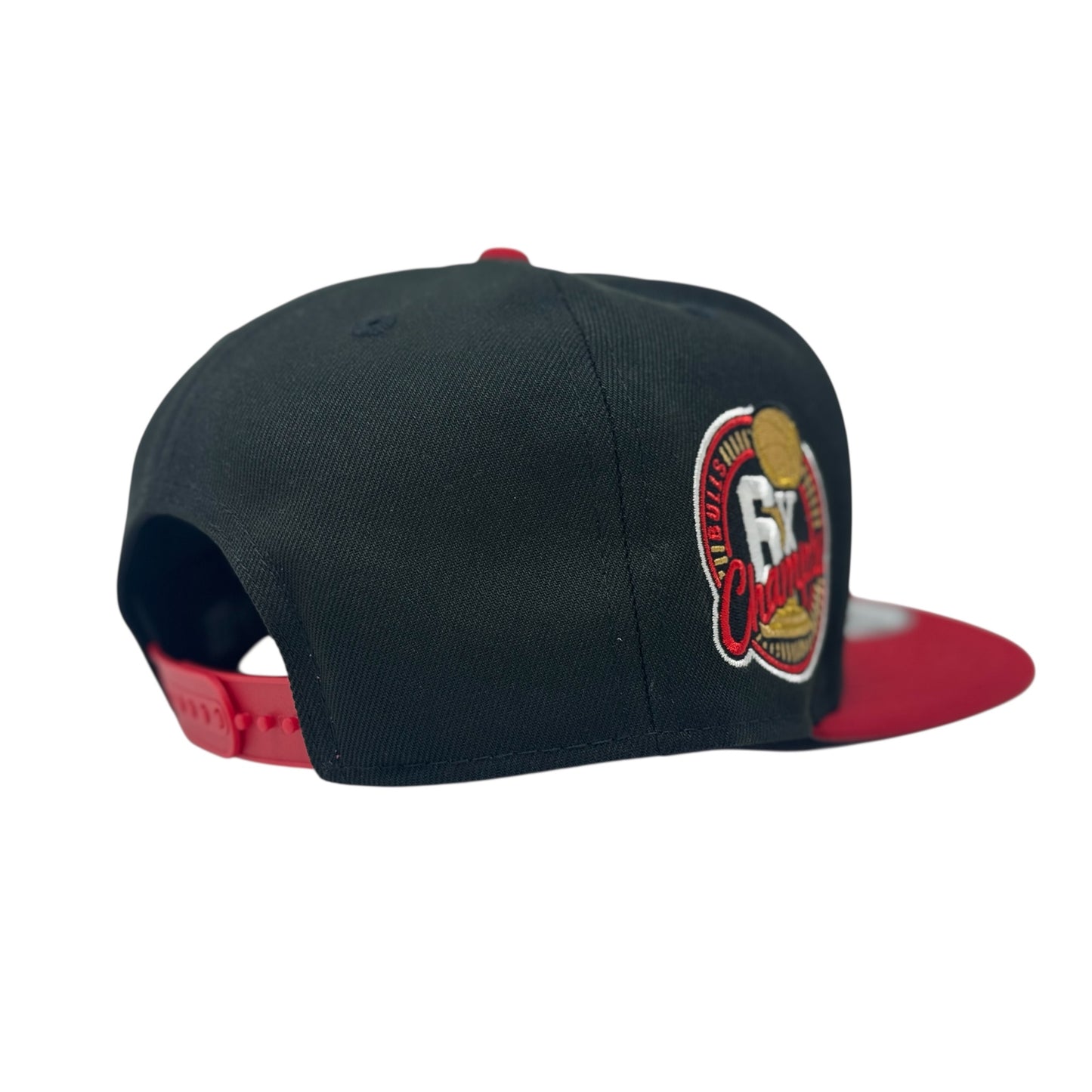 Chicago Bulls 6X Champs 9FIFTY Snapback-Black Red