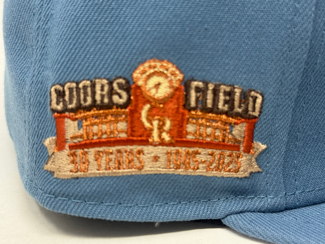 Colorado Rockies 30th Anniversary Gray Brim New Era Fitted Hat