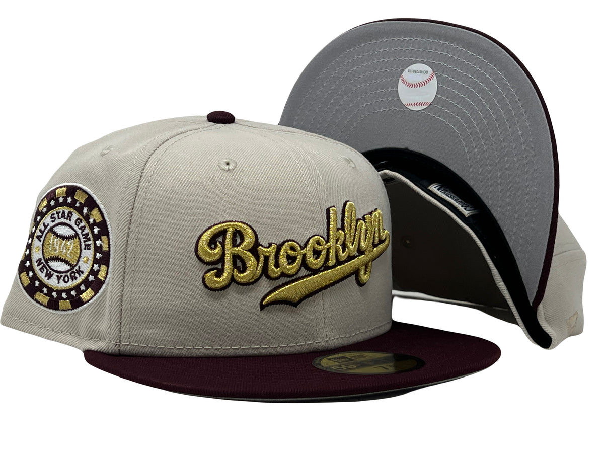 Stone Pack Brooklyn Dodgers 1942 All Star Game New Era Fitted Hat