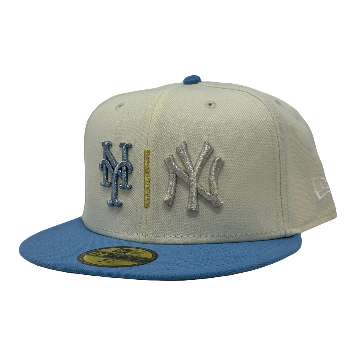 New York Yankees VS Mets Subway Series Sky Blue 59Fifty New Era Fitted Hat