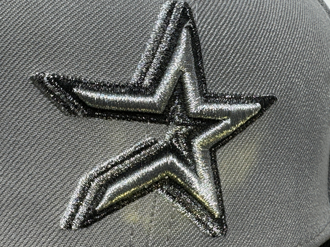 Houston Astros 2022 World Series Triple Metallic Logo 59Fifty New Era Fitted Hat