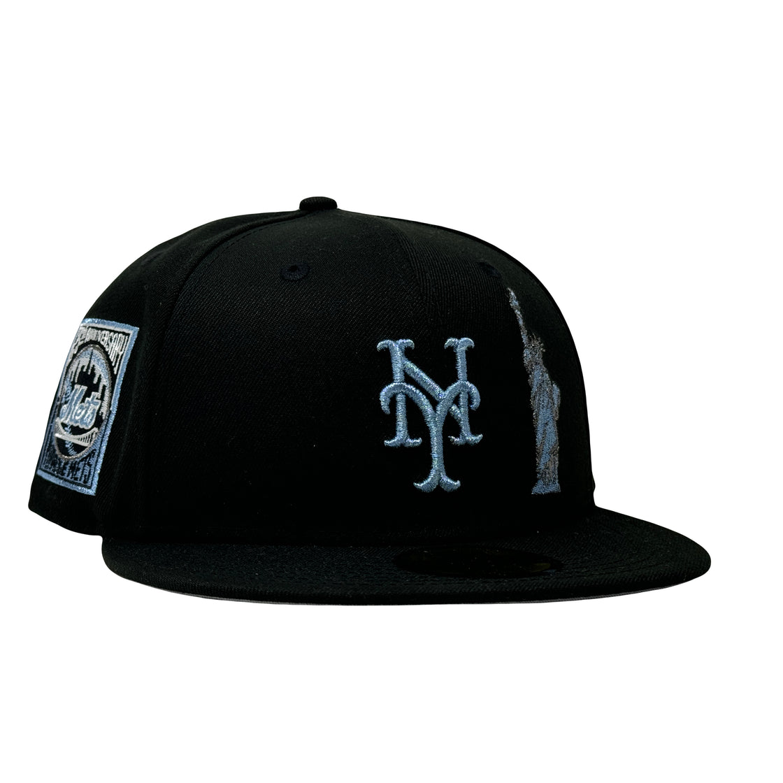 New York Mets 25th Anniversary Statue of Liberty Black 59Fifty New Era Fitted Hat