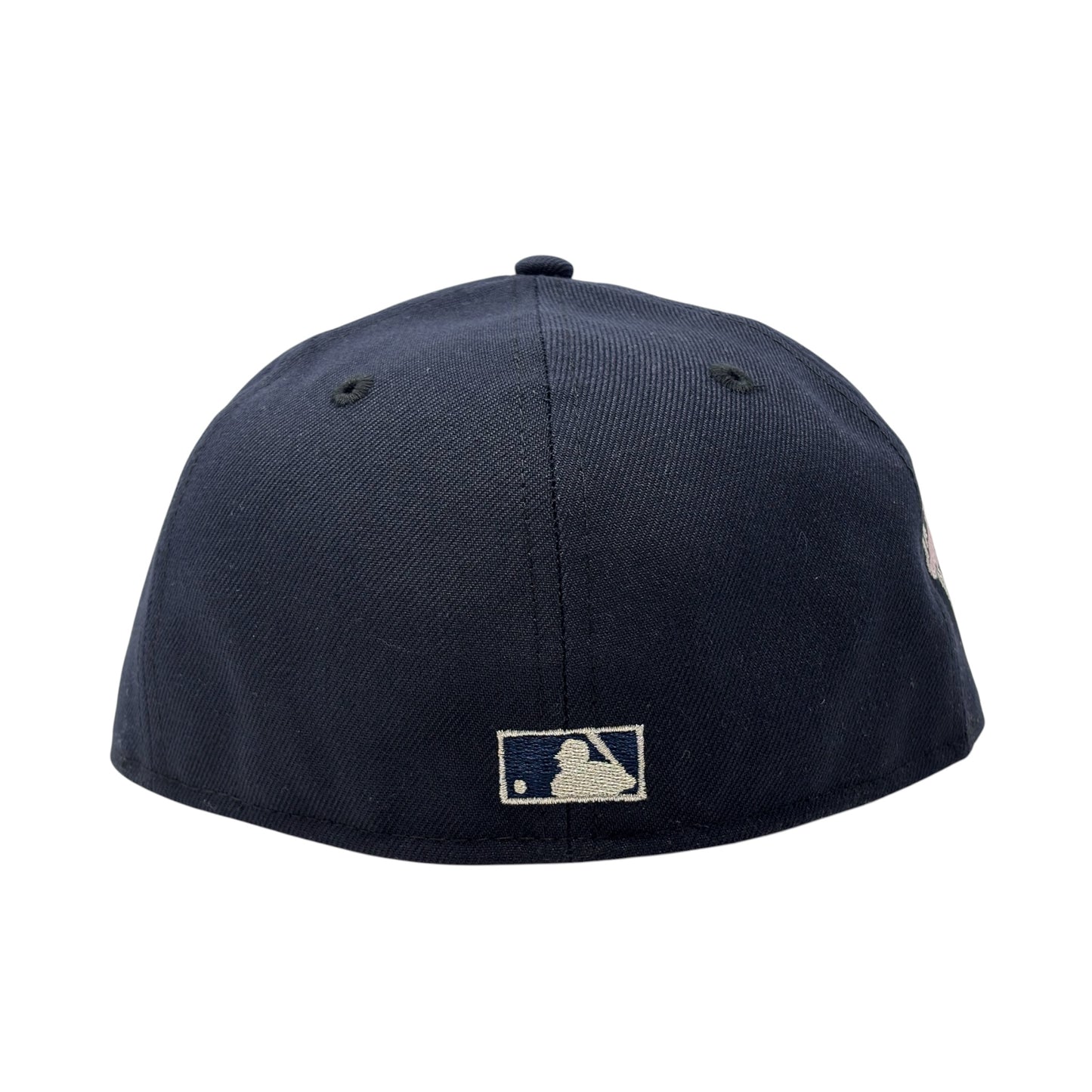 Detroit Tigers 2005 All Star Game Sliding Kitty Pink Brim Fitted Hat-Navy