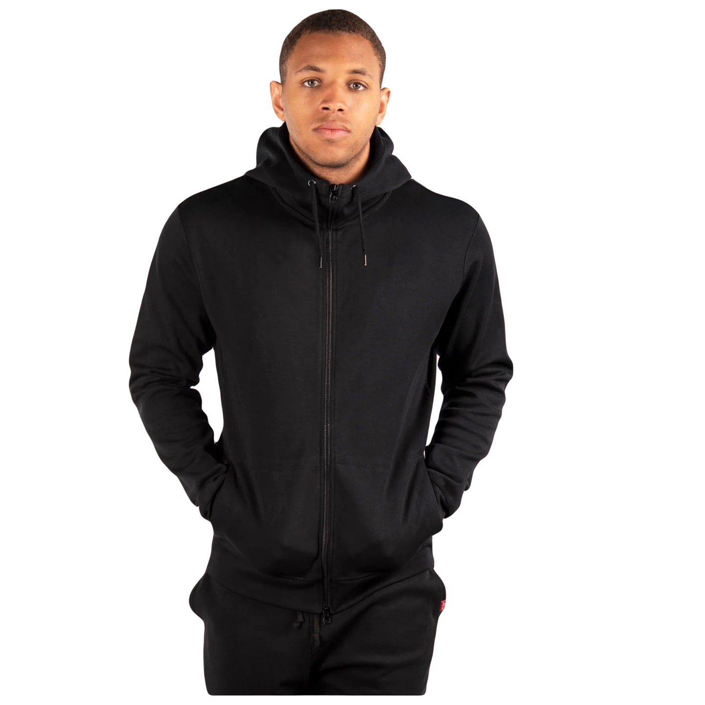 CityLab Performance Fleece Full Zip Hoodie- Black