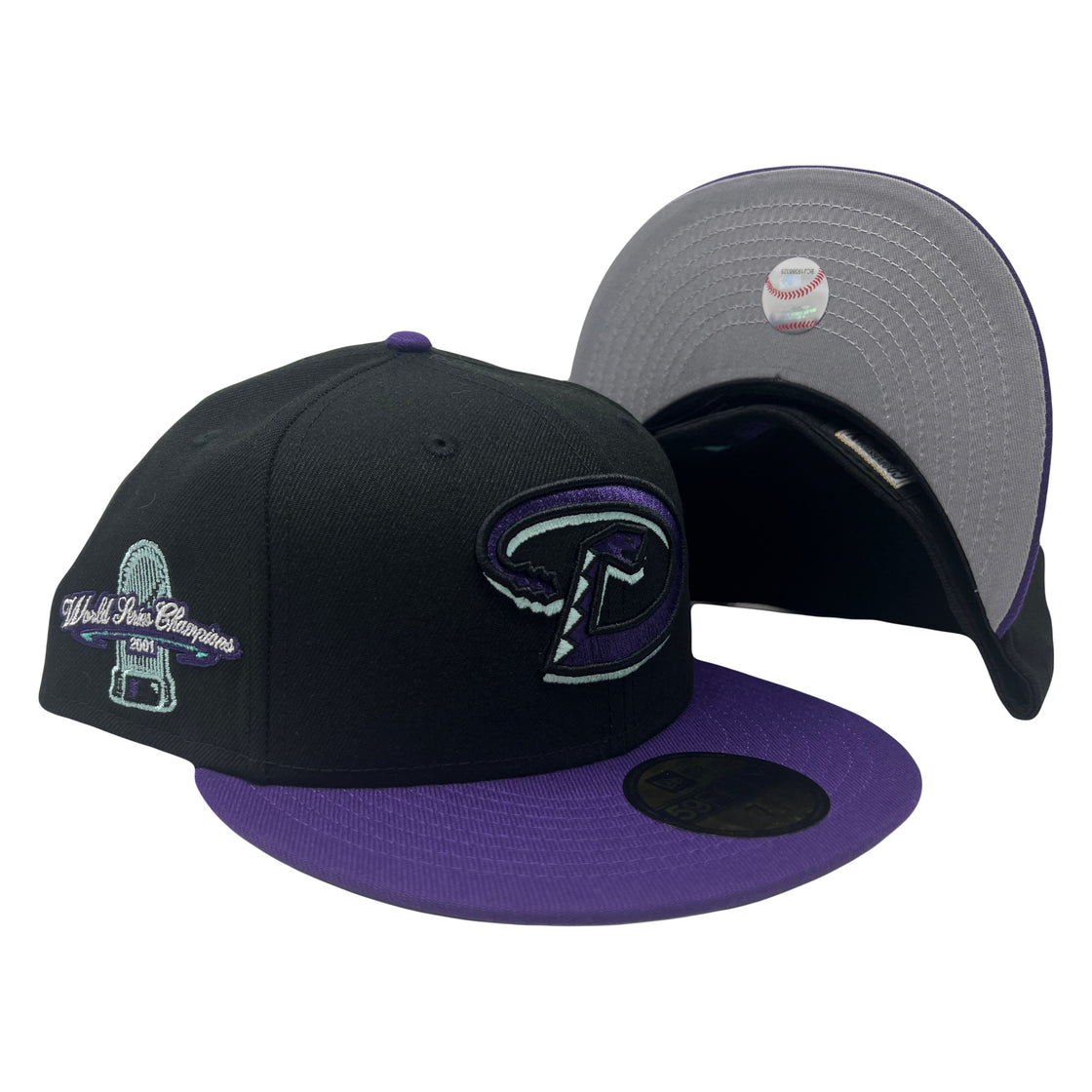 Arizona Diamondbacks 2001 World Champions 5050 New Era Fitted Hat