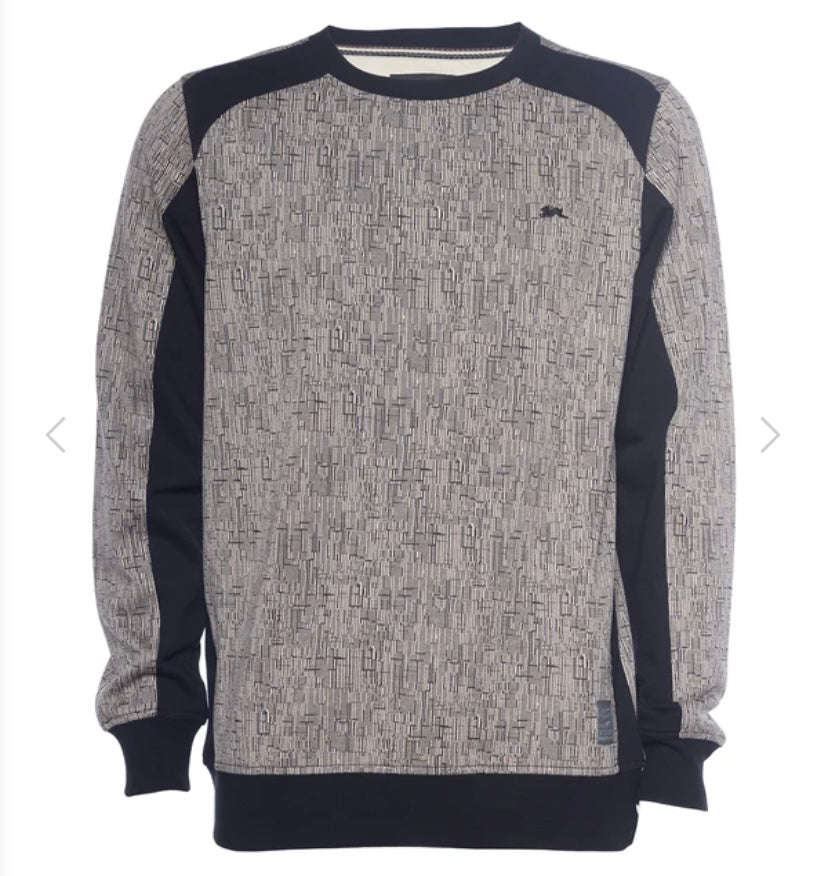 A.Tiziano Vincent Color Block Crew