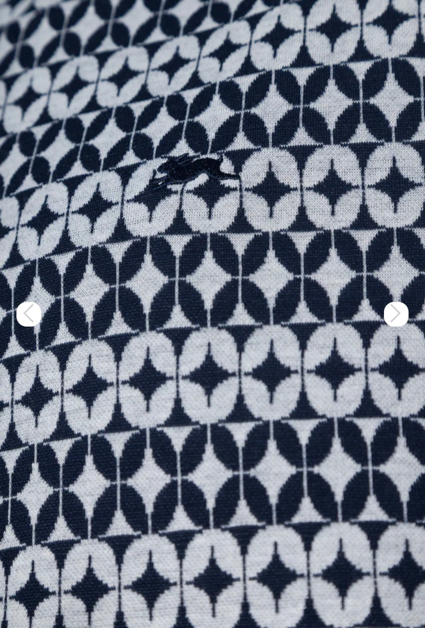 A.Tiziano Brookings Jacquard Knit Crew