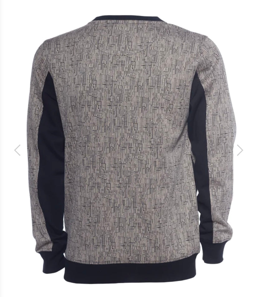 A.Tiziano Vincent Color Block Crew