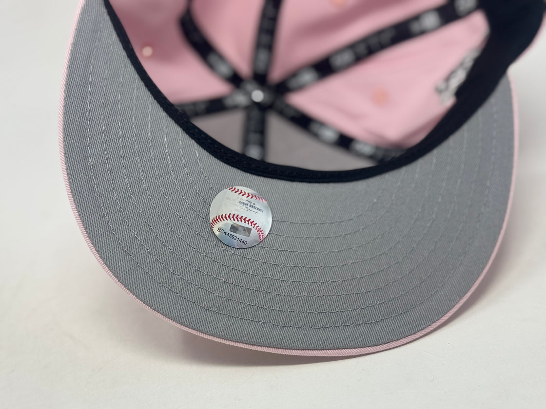 New York Yankees 1999 World Series Light Pink Fitted Hats