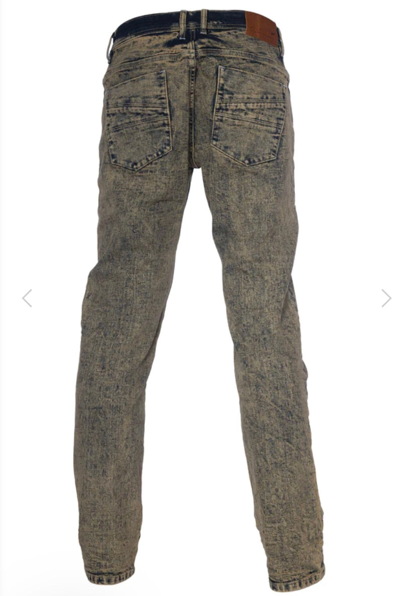 A.Tiziano Lance Cold Dye Stretch Denim Jean