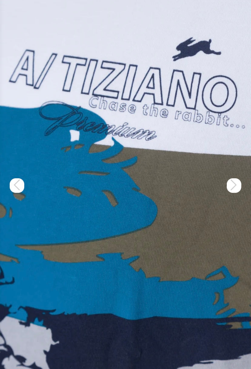 A.Tiziano Garcia Graphic Print Crew