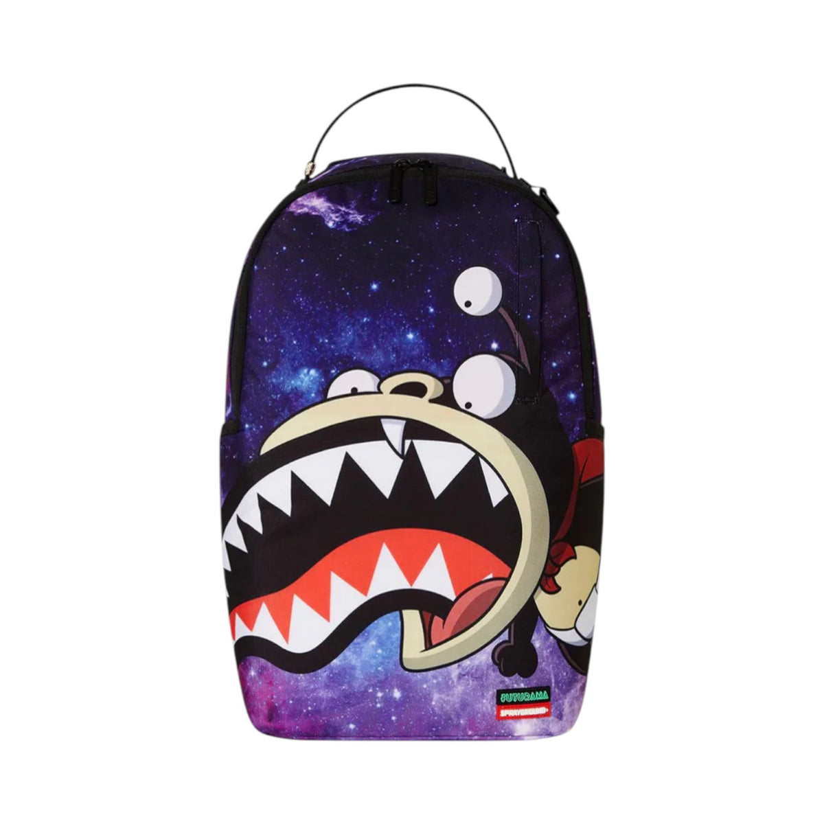 Futurama Nibbler Eat Shark Dlxr Backpack