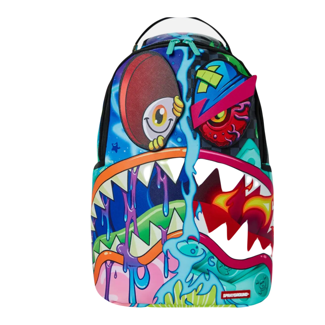 Sprayground Crazy Eyes Backpack Removable Eyes Patches