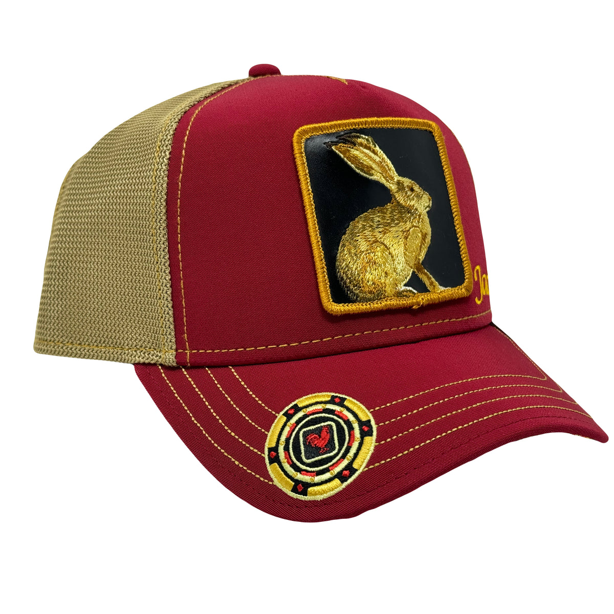 Goorin Bros. Rabbit Jack Jacked Casino The Farm Red Trucker Hat
