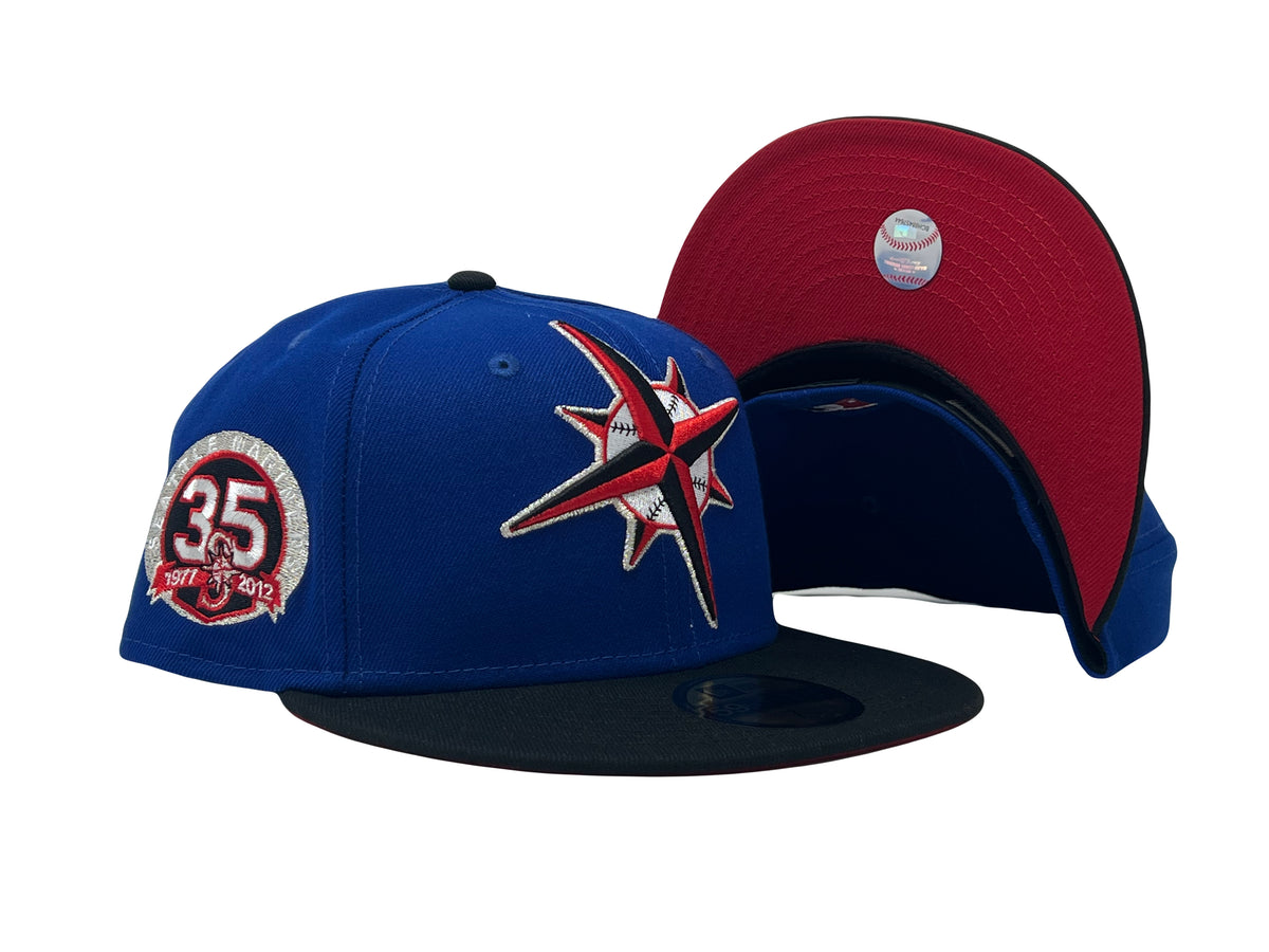 Royal Black Seattle Mariners 35th Anniversary New Era Fitted Hat