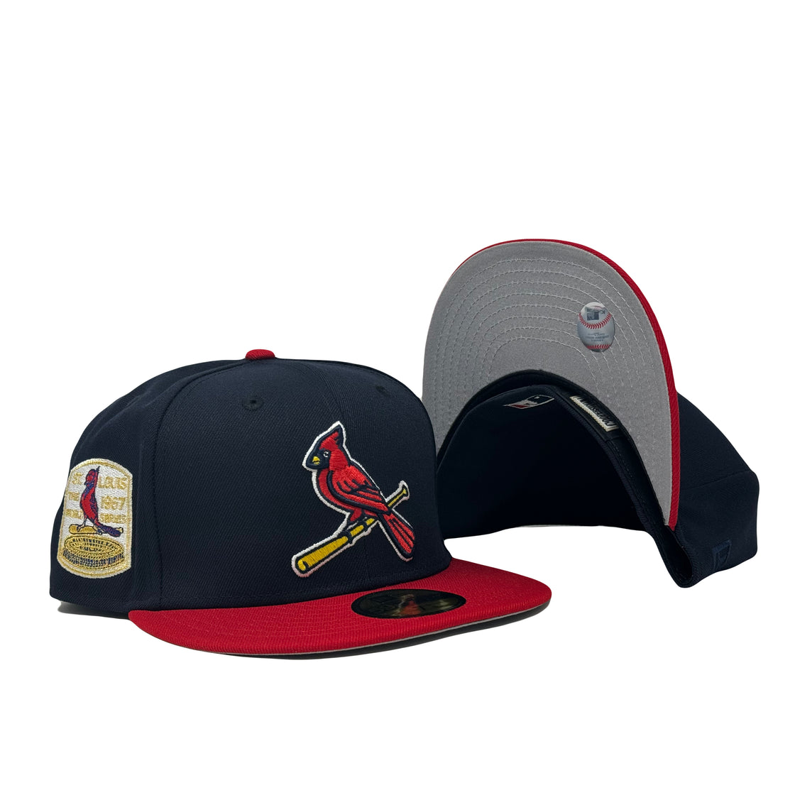 St. Louis Cardinals 1967 World Series 5950 Gray Brim New Era Fitted Hat