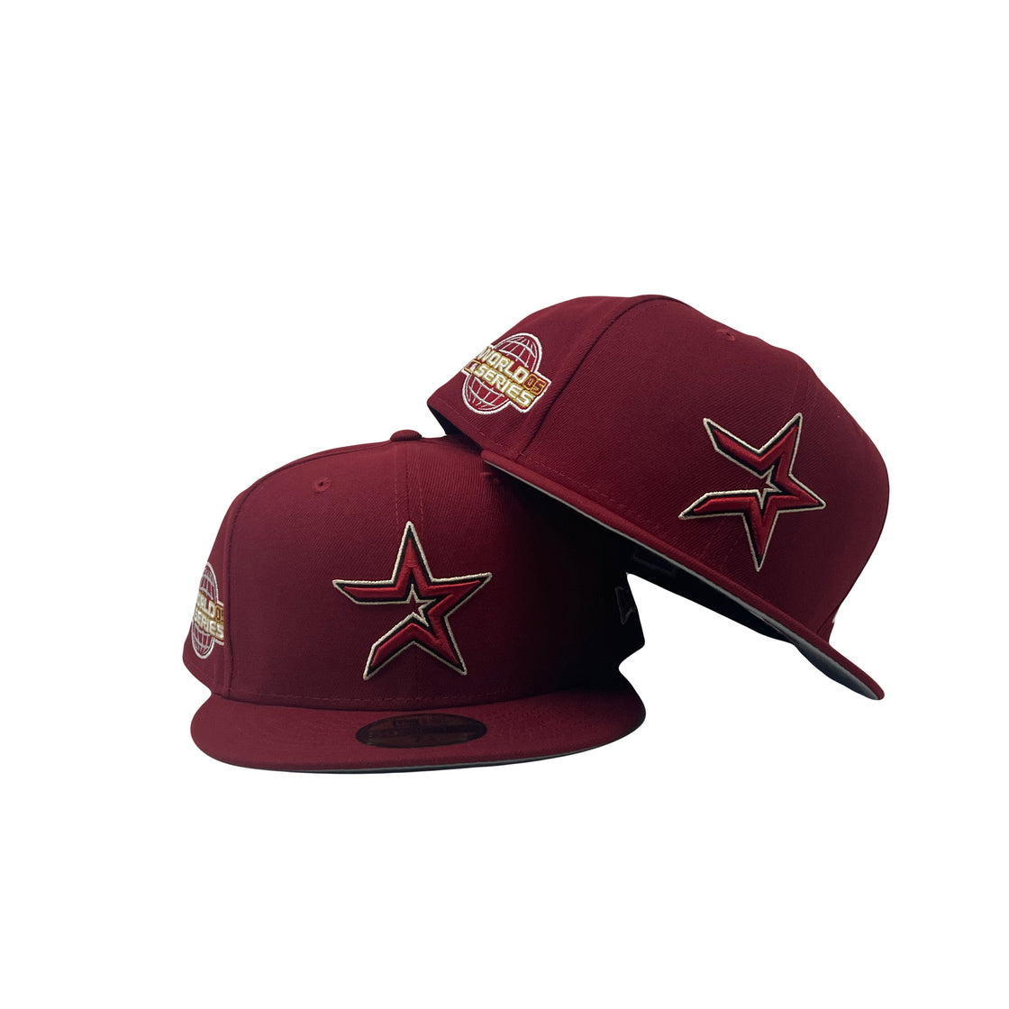 Houston Astros Brick Red 2005 World Series New Era Fitted Hat