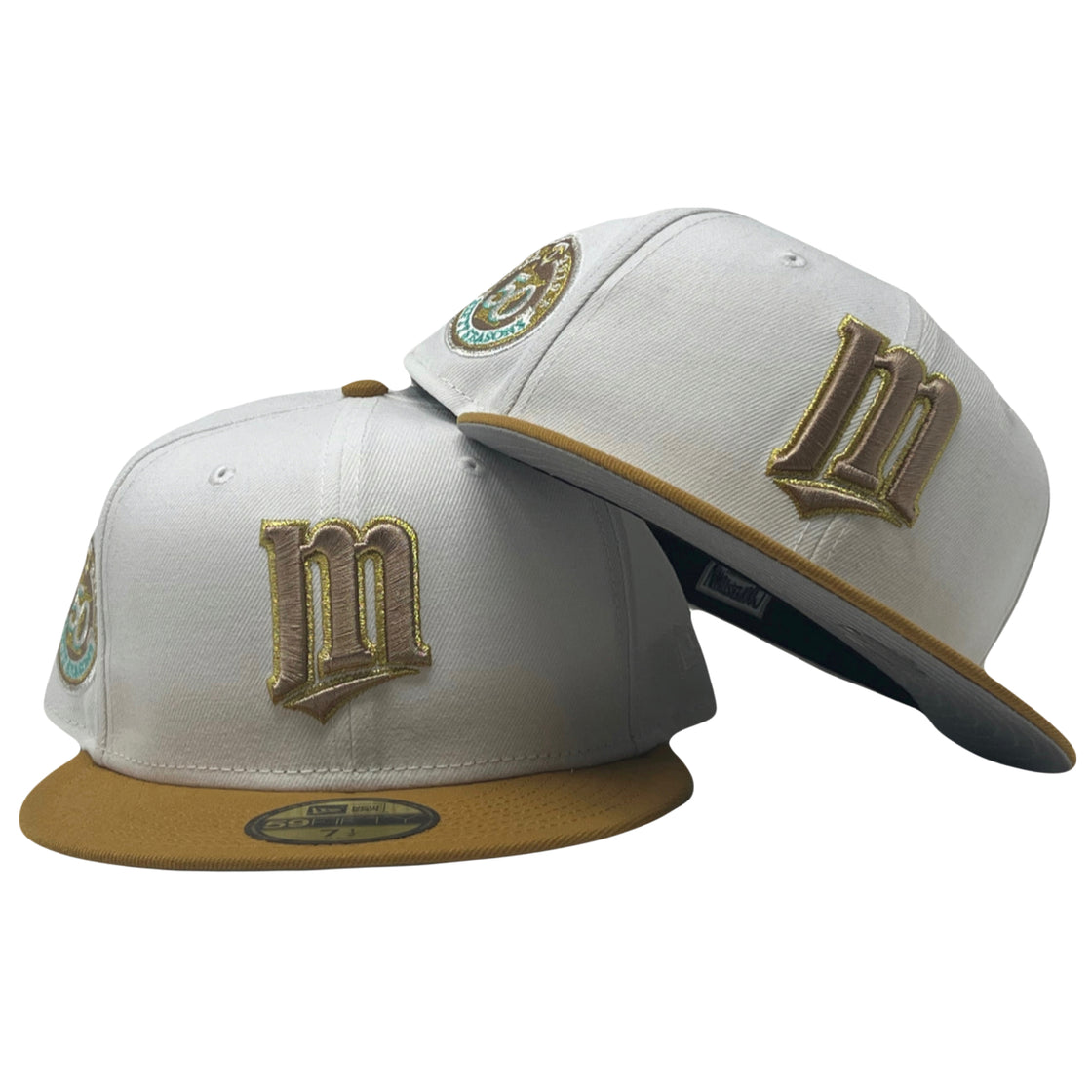 Minnesota Twins 50th Anniversary Gray Brim 5950 New Era Fitted Hat