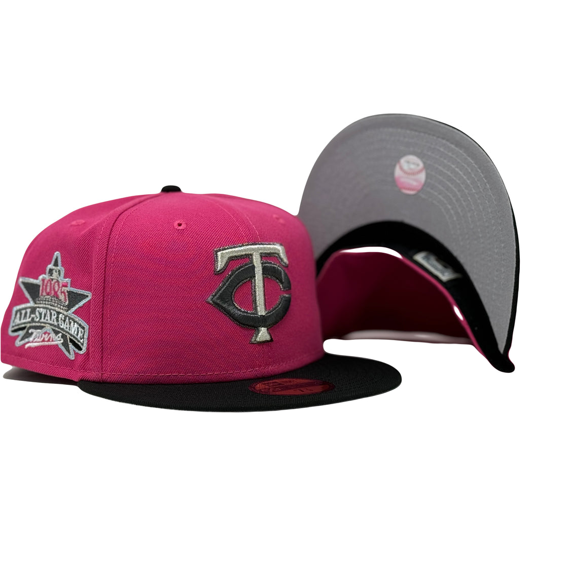 Minnesota Twins 1985 All Star Game Pink 59Fifty New Era Fitted Hat