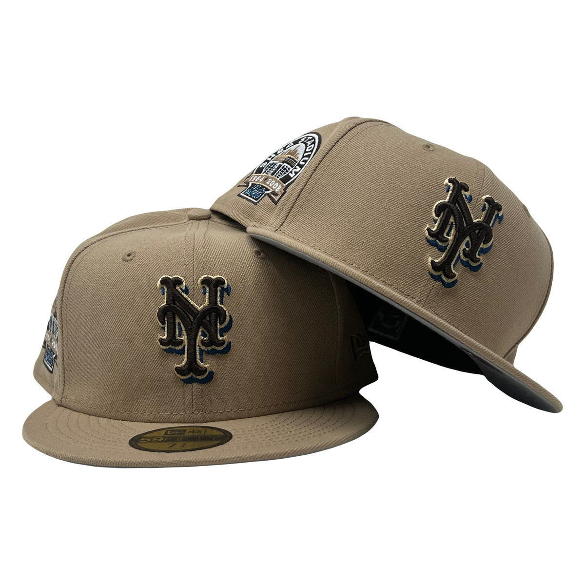 New York Mets Shea Stadium Camel 5950 New Era Fitted Hat – Sports