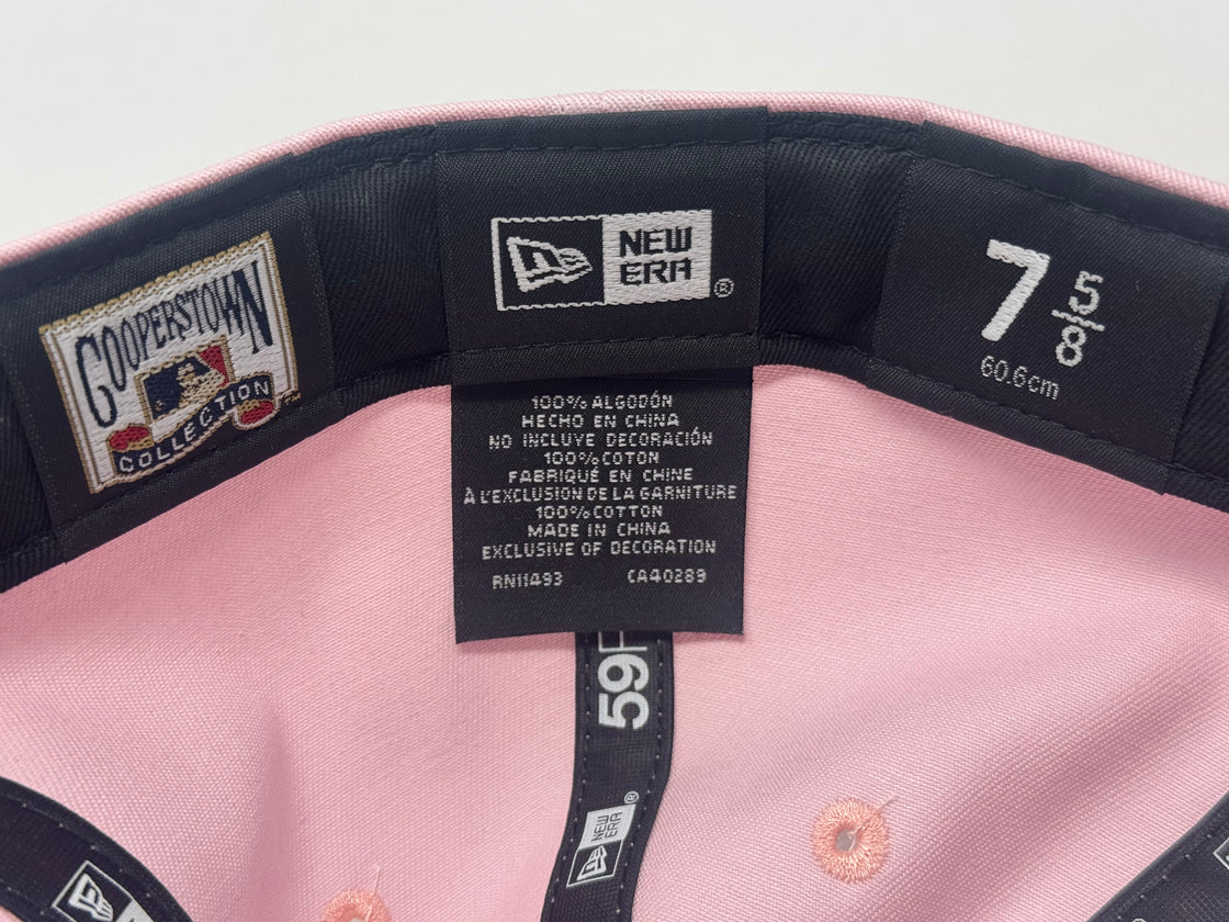 New York Yankees 1999 World Series Light Pink Fitted Hats